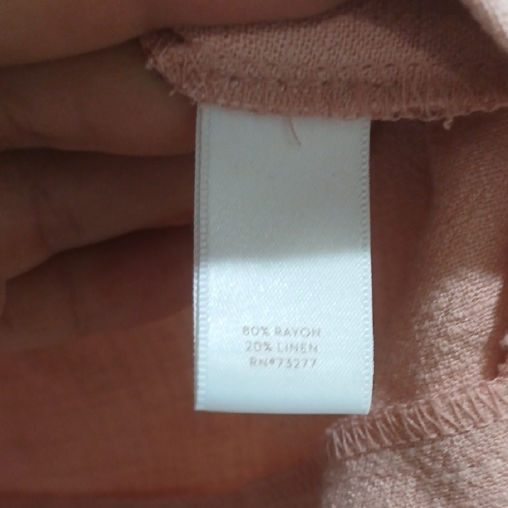 LC Lauren Conrad Blush Pink Trench Coat Sz L new With Tag - Picture 4 of 10
